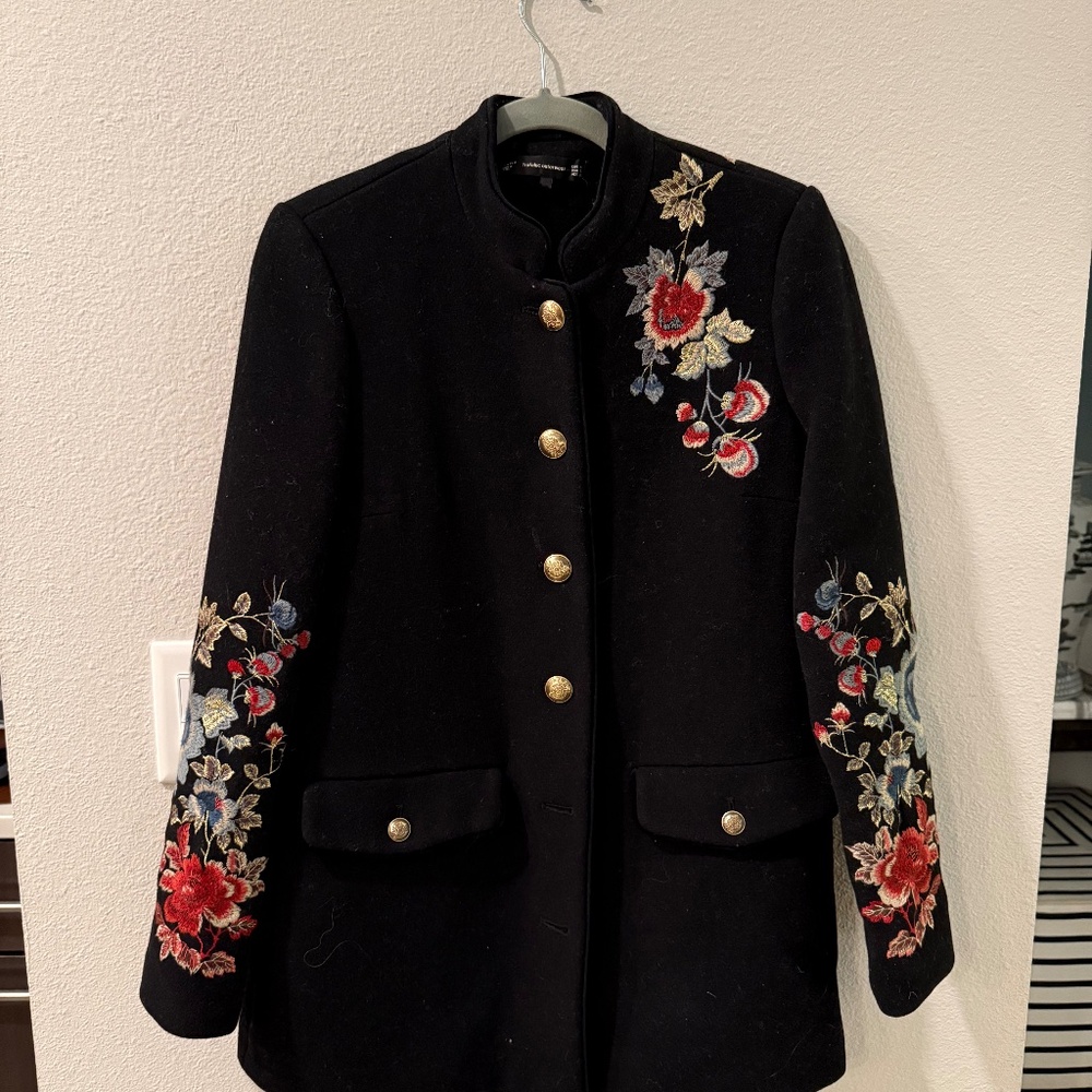 Embroidered Military Jacket/Coat